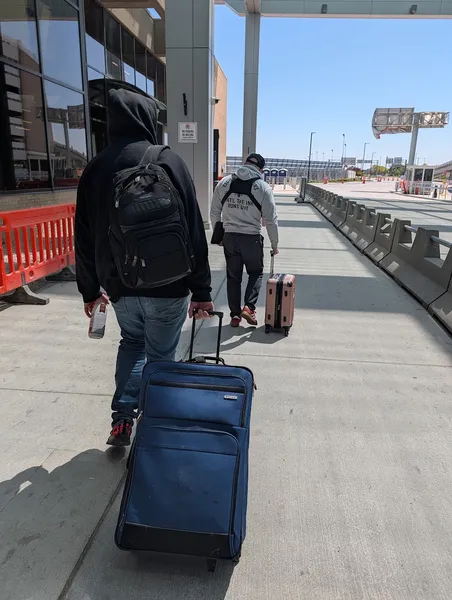 Arriving at Eppley Airfield, Omaha, NE