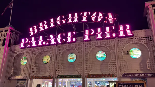 Brighton Pier at NIght