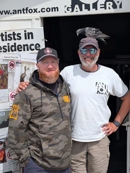 Dillon meeting Bird Man.