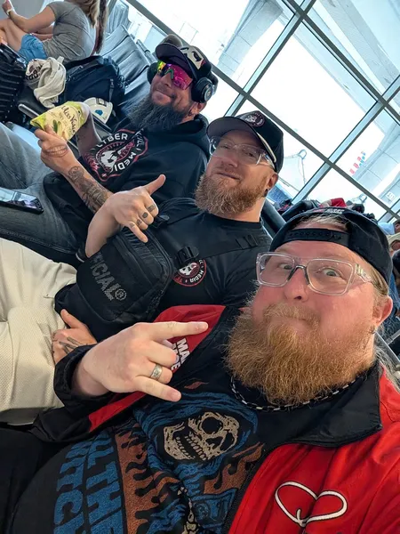 Waiting on our 5 hour layover in Dallas.
